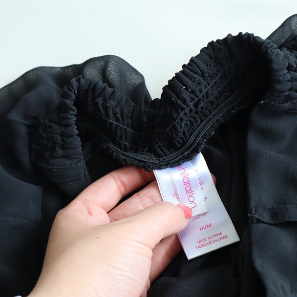 Target Xhilaration Black Chiffon Skirt - Picture 4 of 7